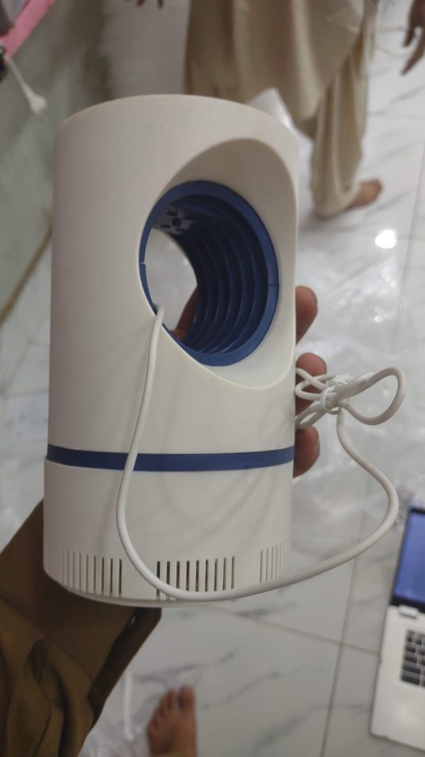 Electric Mosquito Trap Blue Light Mosquito Killer Lamp with USB Power Suction Fan No Zapper Child Safe