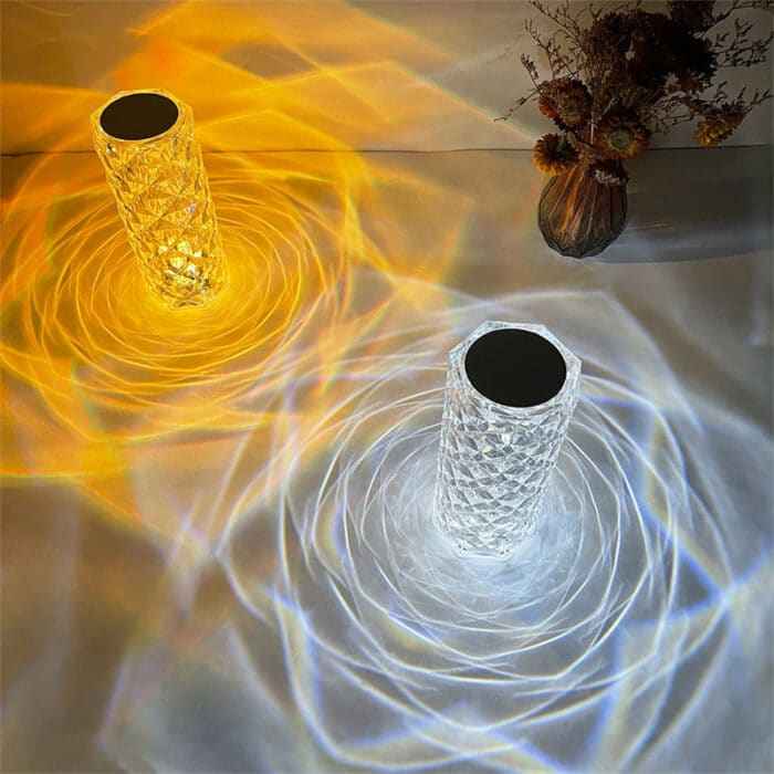 16 Color Daimond Crystal Lamp With Remote LED Crystal Table Lamp (S)