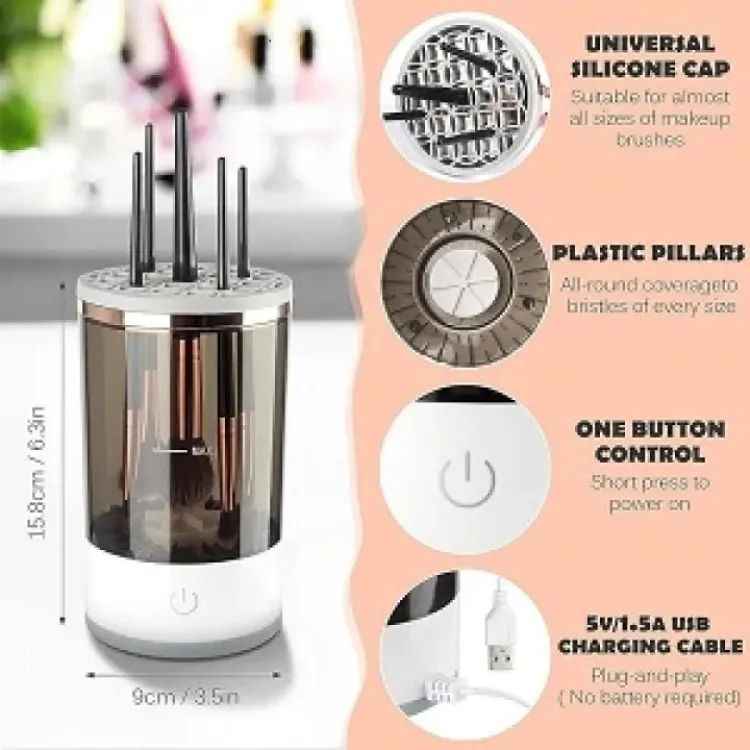 Electric Makeup Brush Cleaner for Effortless Cleaning and Care