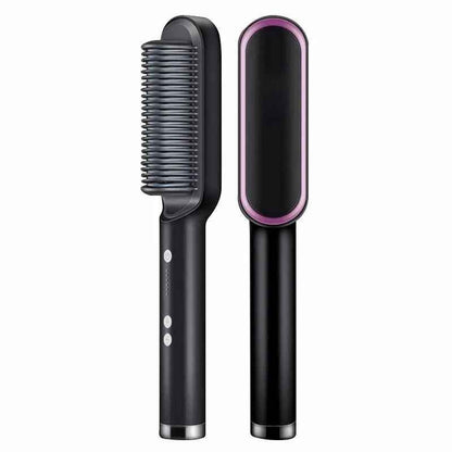 Electric Professional Hair Straightening Brush (random Color)
