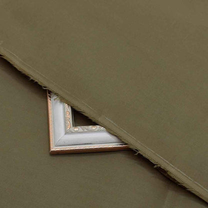 Men's Unstitched Cotton Suit - 1 Pc Green Plain Fabric