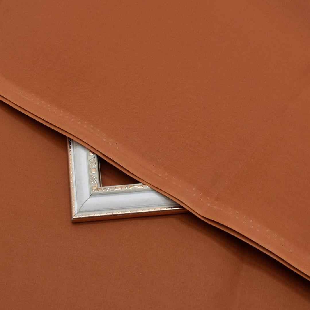 Men’s Unstitched Cotton Suit - 1 Pcs in Plain Brown for Summer