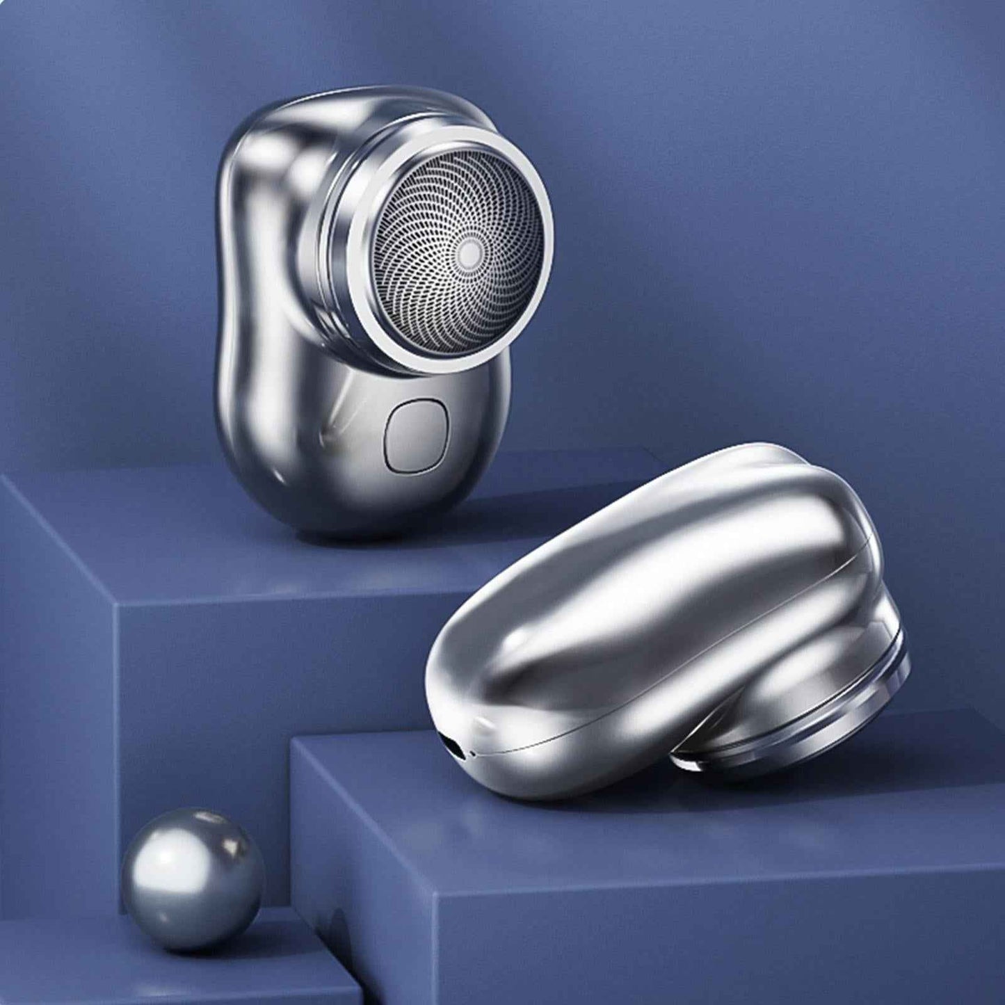 Mini Shaver 3 Blades Portable Electric Shaver Type-c Fast Charging Pocket Razor Beard Trimmer Shaving Machine
