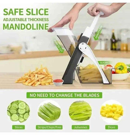 Mandoline Vegetable Cutter Chopper Adjustable Multi-function Vertical Vegetable Cutter