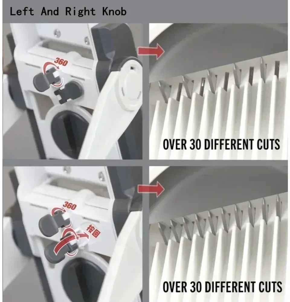 Mandoline Vegetable Cutter Chopper Adjustable Multi-function Vertical Vegetable Cutter