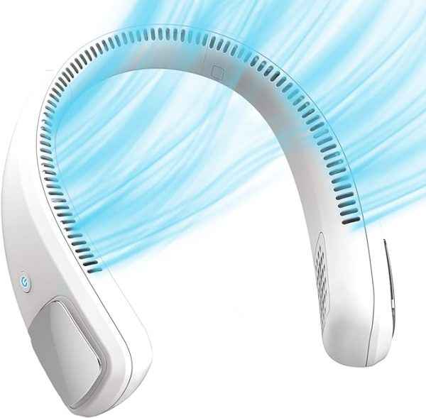 Neck Fan – Wearable Air Cooler & Purifier – Arctic Air Freedom – 3-speed Neck Cooler, Small Fan For Outdoor & Indoor Use, Usb-rechargeable Fan ( Random Color )