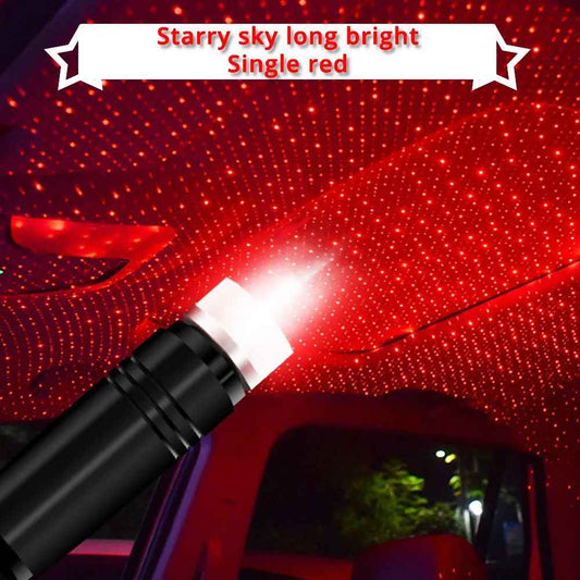 Romantic Car Roof Star Projector LED Galaxy Lamp USB Adjustable Interior Light