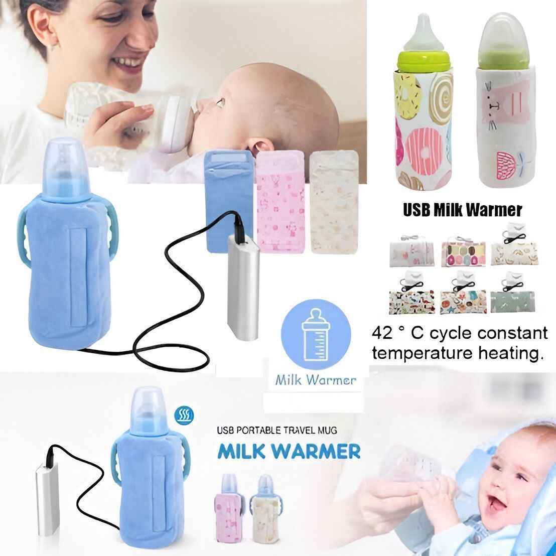USB Milk Bottle Warmer Heater Multi function Coffee Tea Mug Beverage Warming Bag Feeder Warmer
