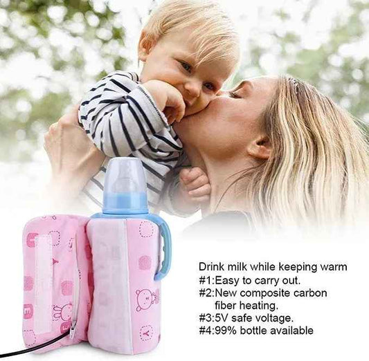 USB Milk Bottle Warmer Heater Multi function Coffee Tea Mug Beverage Warming Bag Feeder Warmer